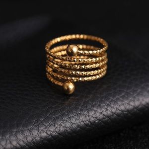 24K Yellow Gold Filled Extensible Original Ring